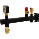 Caleffi console voorgemonteerde verwarming voor expansievat