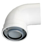 Junkers AZB910 coude concentrique 90° diamètre 60/100 mm