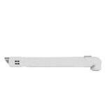 Bulex passage mural concentrique 80/125 mm avec courbe