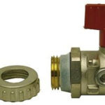 VANNE SPHERIQUE DE REMPLISSAGE ET DE VIDANGE 1/2"+BOUCHON ET CHAINE DE538410