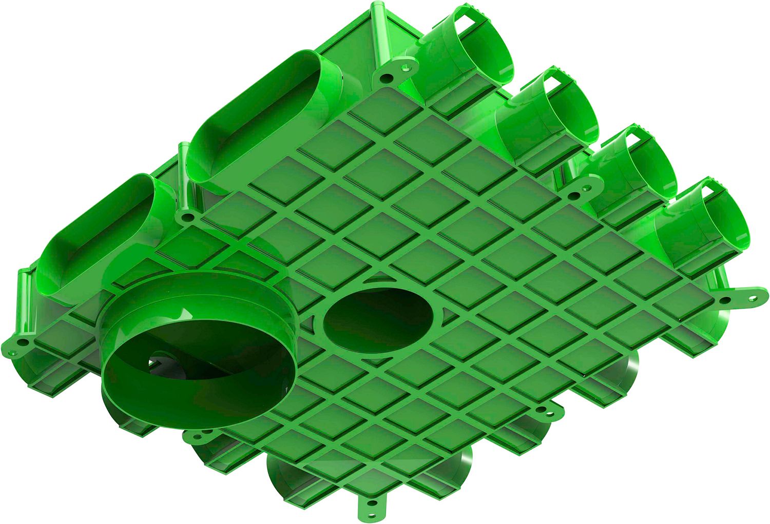 00004564.jpg Duco FLEXIBELE KANAALVERDEELKAST PLAFOND 12X63 DUCOFLEX D180 00004564 - Afbeelding 1