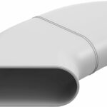 Duco COUDE HORIZONTALE 90°/45°OVAL DUCO 00004609