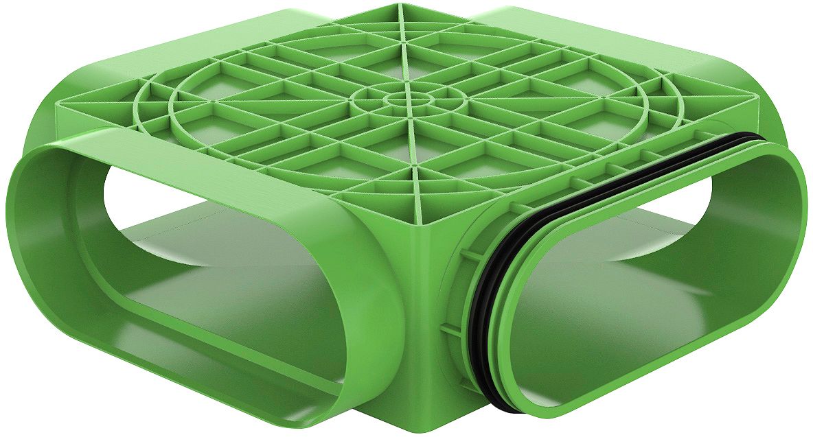 00004701.jpg Duco PLENUM VOOR VLOER EN PLAFOND 3XOVAAL(V) plus 1XOVAAL(M) DUCOFLEX 00004701 - Afbeelding 1