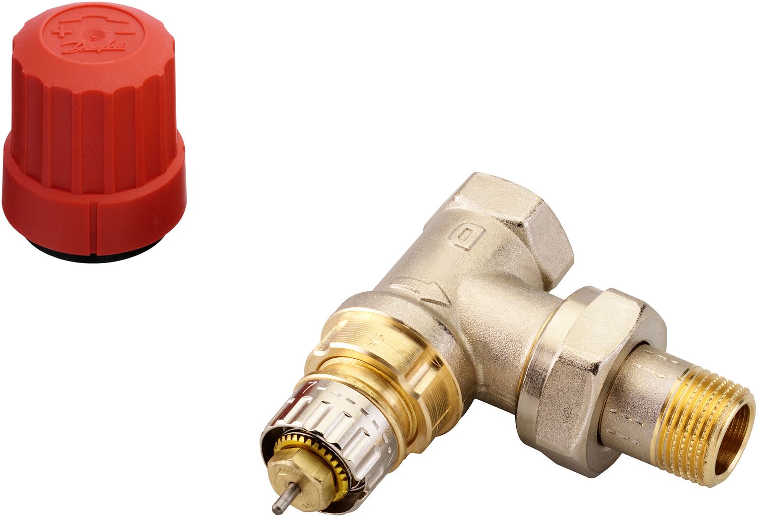 013G0031.jpg Danfoss Ran ventiel 3/8 hoek 013G0031 - Afbeelding 1