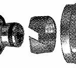 Danfoss raccord bico aluminium 3/4-16x2 013G4186