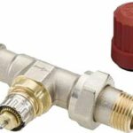 Danfoss vanne radiateur  droite 15mm press 013G4208