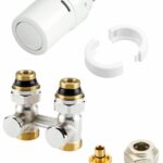 Danfoss Design thermostatische kranenset voor geïntegreerde universele radiator 1/2"-3/4"" 013G5186"