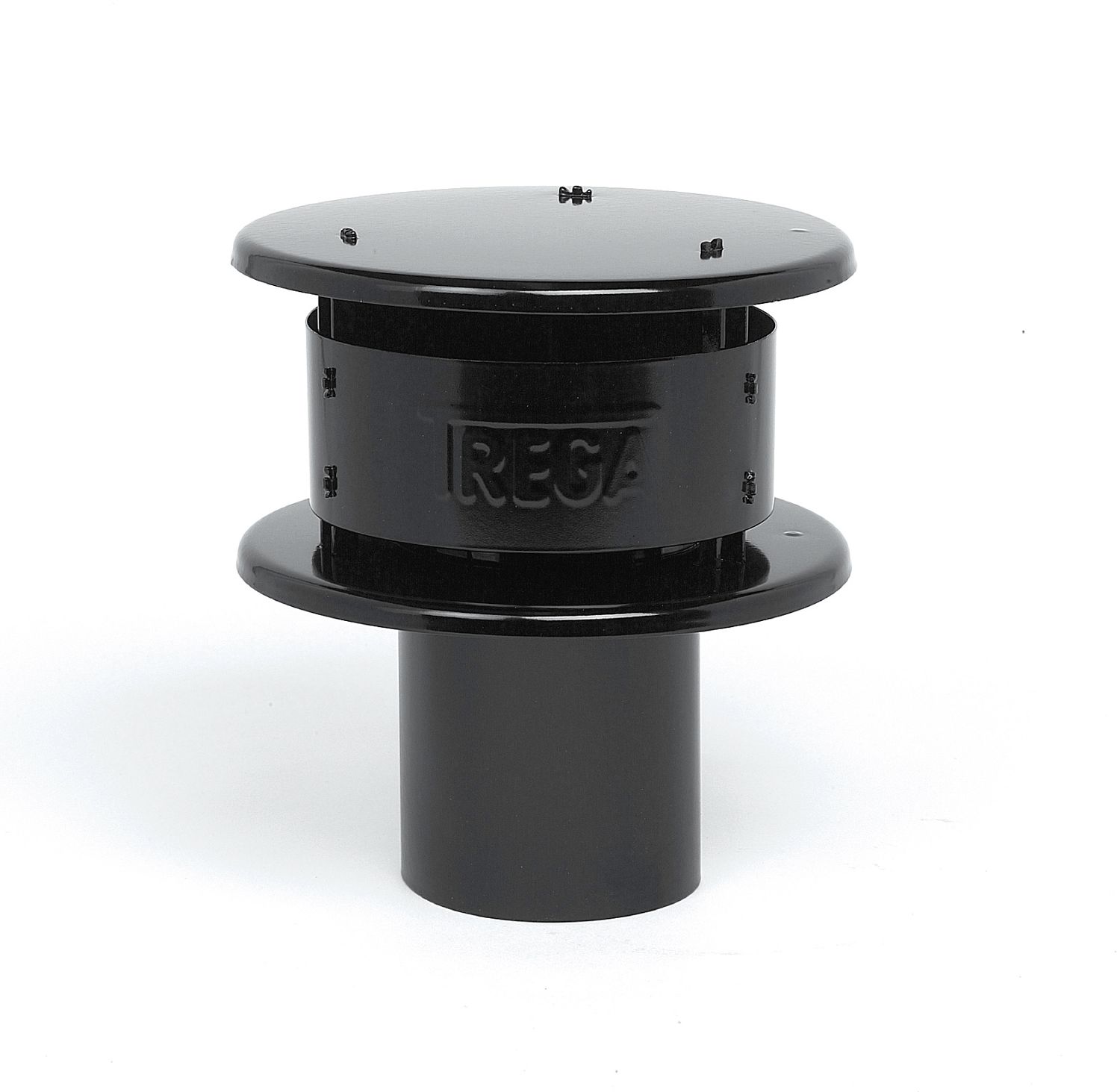 0750422.jpg CHAPEAU TREGA ALU NOIR 150MM 0750422 - Image 1