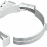 Ubbink collier mural pp de couleur blanc 100-131 mm 169166