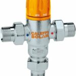 Caleffi thermostatische mengkraan op zonne-energie 3/4 30-65° 252150