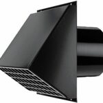 MUURDOORVOER VOOR VENTILATIESYSTEEM DD:160MM ZWART 400480606