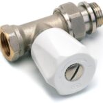Comap Sar robinet radiateur droit 1/2 nickelée 409 U 409204B