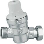 Caleffi waterdrukregelaar 3/4" chroom 1-6 bar + losse moer 3/4"f 533151