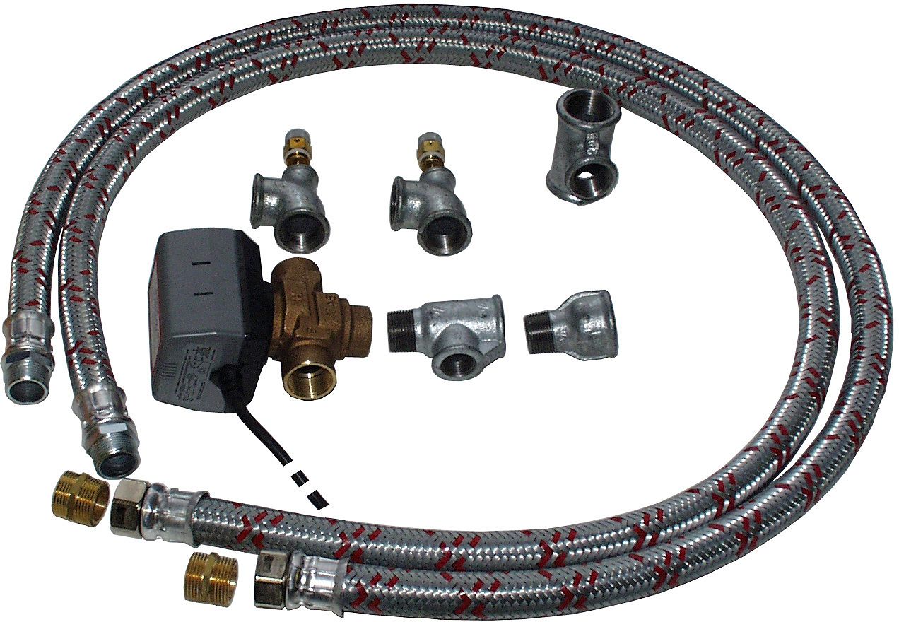 87168341490.jpg Junkers kit voor ketel EBU 80/120 met 2 flexibele slangen 1m 87168341490 - Afbeelding 1