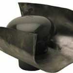 Nicoll Cheminée daération en PVC avec solin+moustiquaire diamètre 90mm CD9M