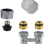Honeywell kit de robinet manuel pour radiateur universal integra 1/2   ou 3/4   raccords 16mm  droite HL1095DA1536