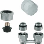 Honeywell handbediende kleppenset voor universele integra radiator 1/2 of 3/4 aansluitingen 16mm hoek HL1095EA1536