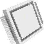 BOUCHE DESIGN PLATRE ERGOVENT KVADRO 125MM KVADRO125