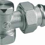 Giacomini Verstelbare fitting chroom hoekmodel 1/2-R16TG R16X033