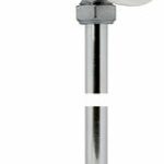 Giacomini Wandmontageset met twee buizen met rechte kraan en bocht 1/2x18 R438/M R438MX033