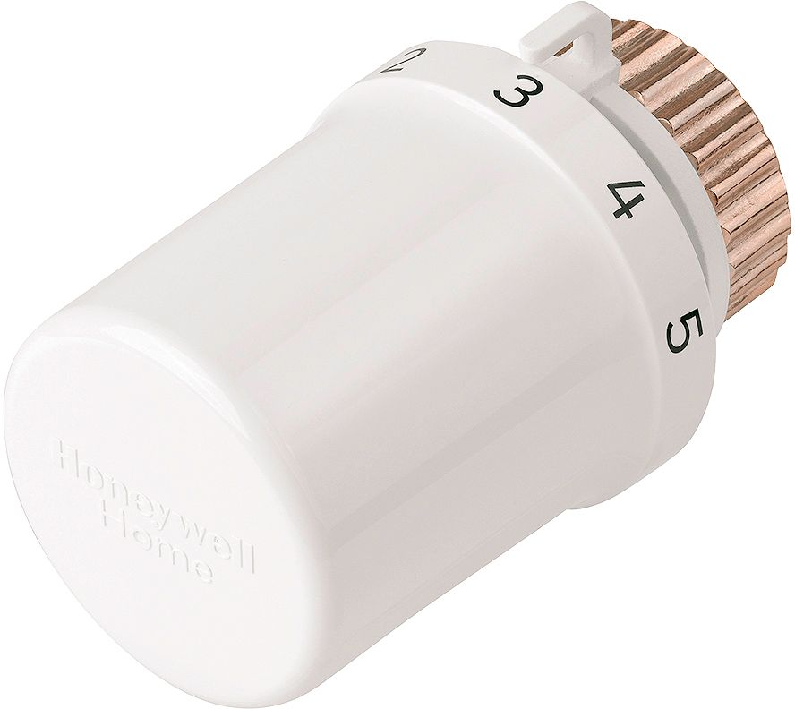 T3019W0.jpg Honeywell thermostaatkop thera6 vloeibaar wit m30x1.5 T3019W0 - Afbeelding 1